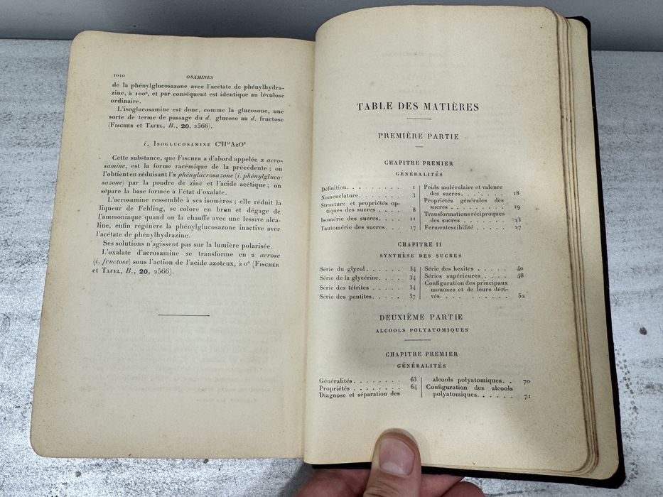 Leon Maquenne Les Sucres et leurs Principaux Derives 1900 paryż