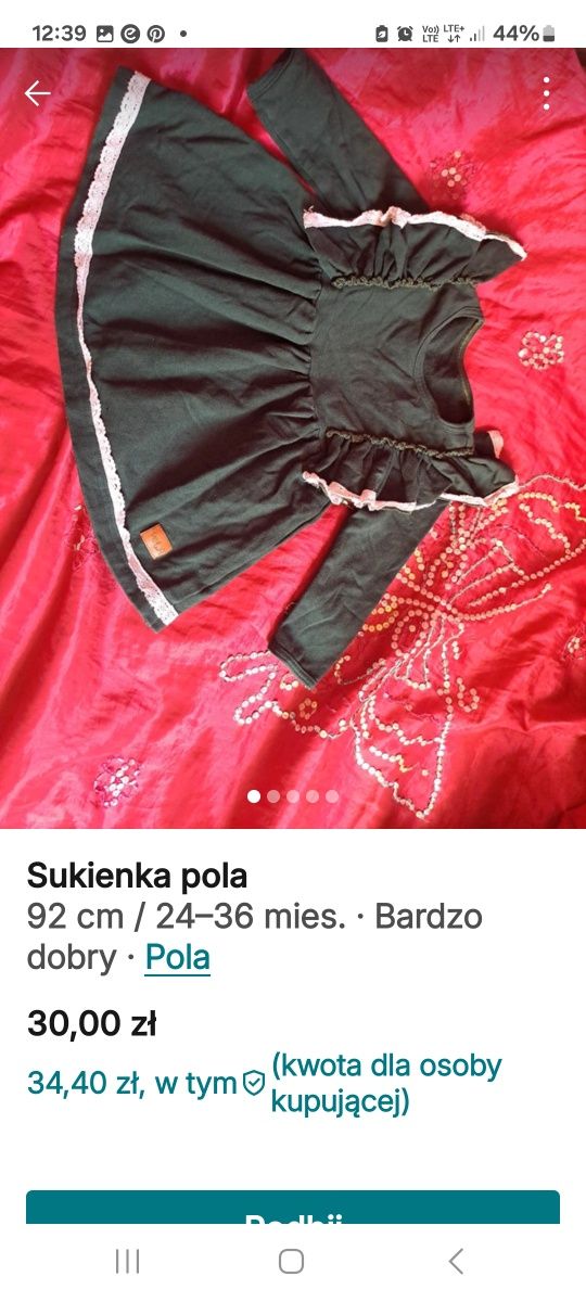 Zielona sukienka Pola