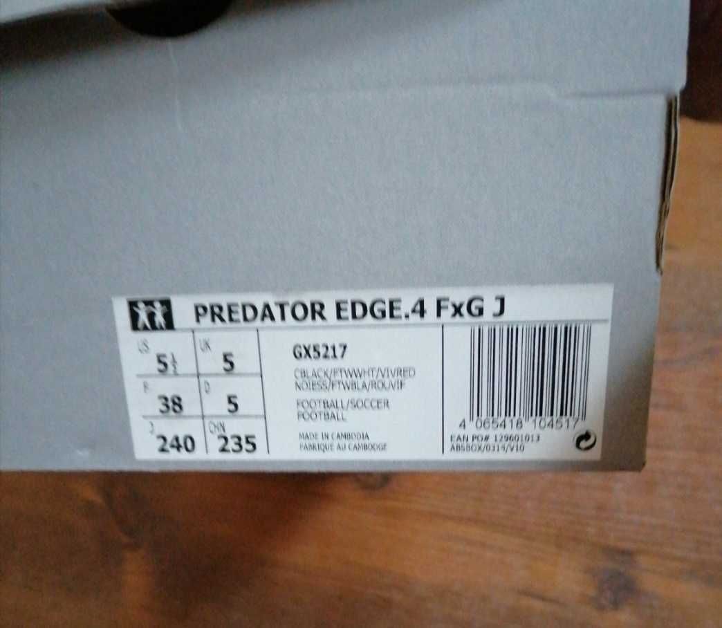 Buty piłkarskie korki Adidas Predator EDGE.4 rozm. 38