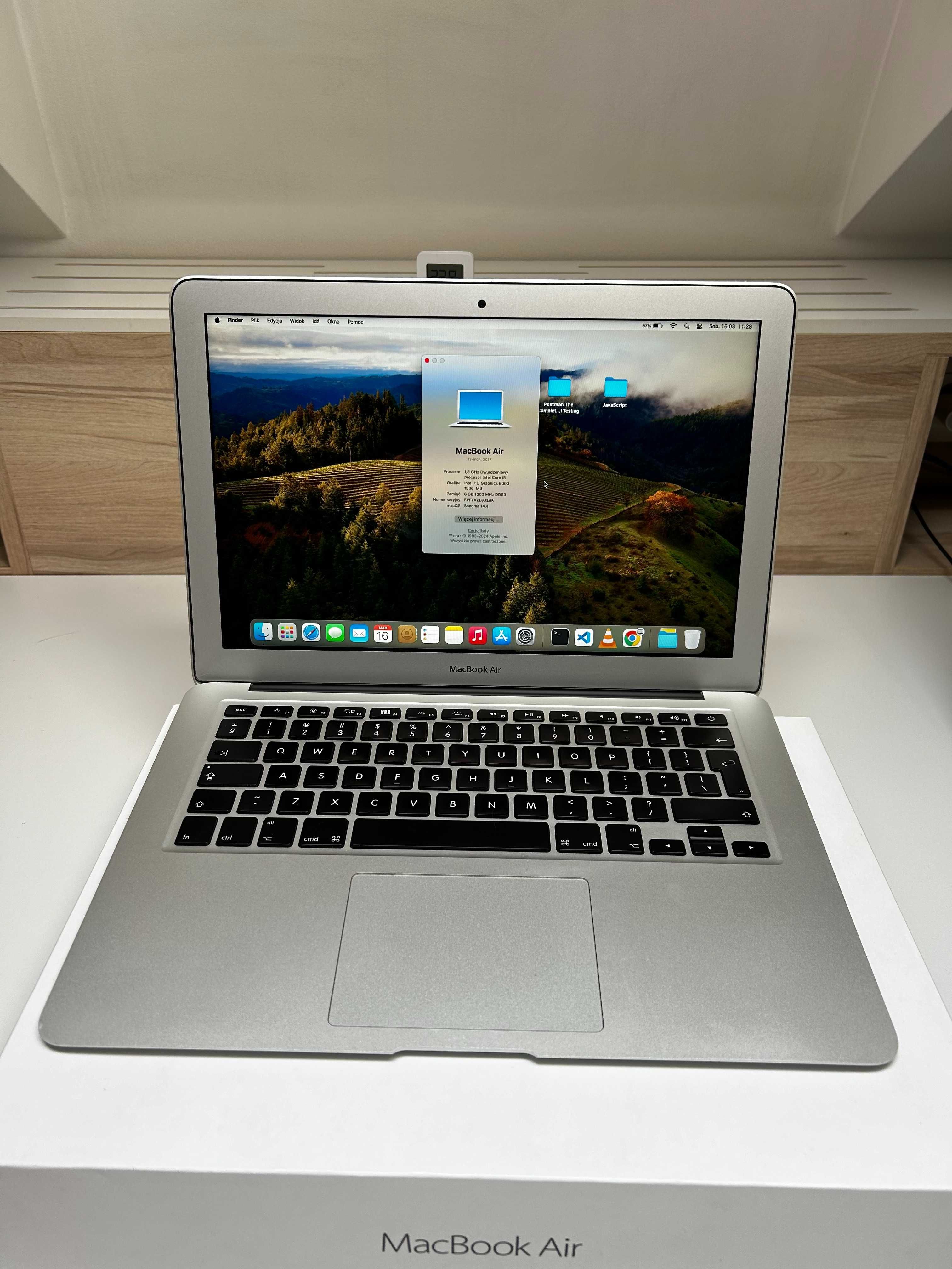 MacBook Air 13" 128 lub 512GB / 8GB - model A1466 - nowy akumulator