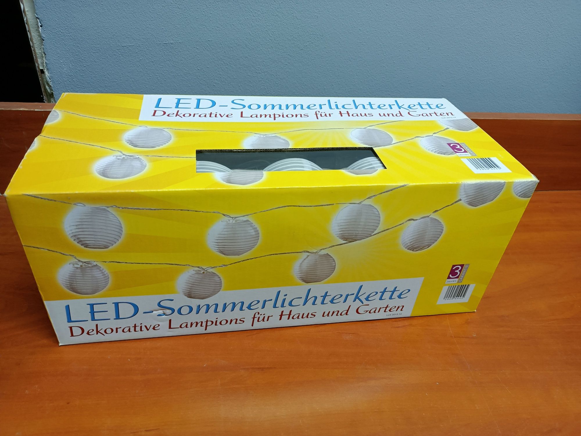 Girlanda LED łańcuch świetlny białe kule