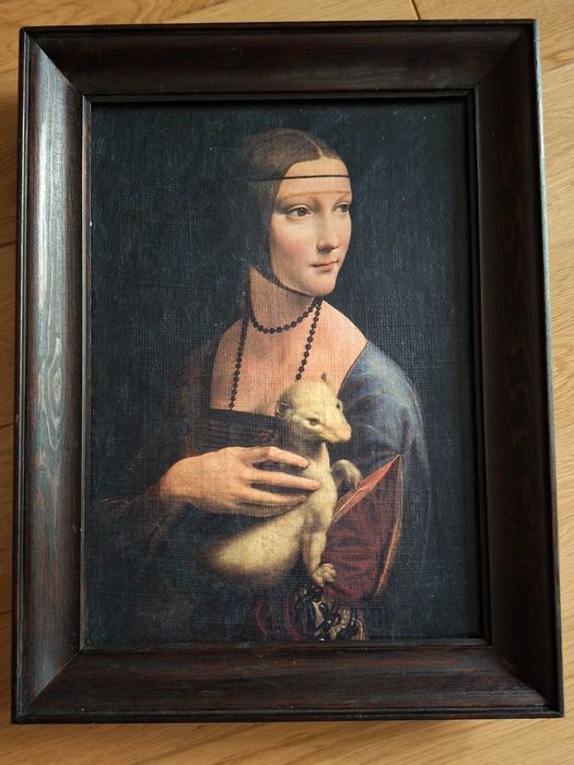 Dama z gronostajem obraz