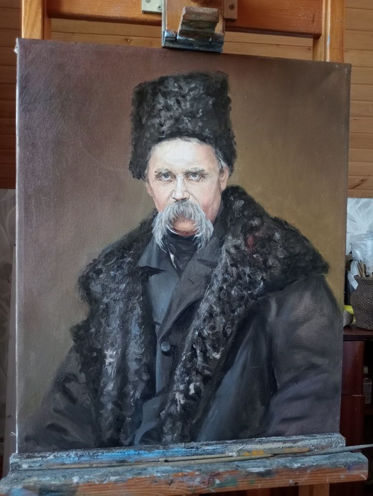 Шевченко Портрет Кобзаря Художник Тарас Григорович Шевченко