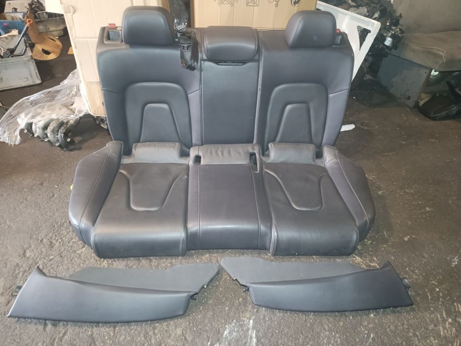 Kanapa siedzenie tył Audi A4 B8 sedan skóra komplet oryginał