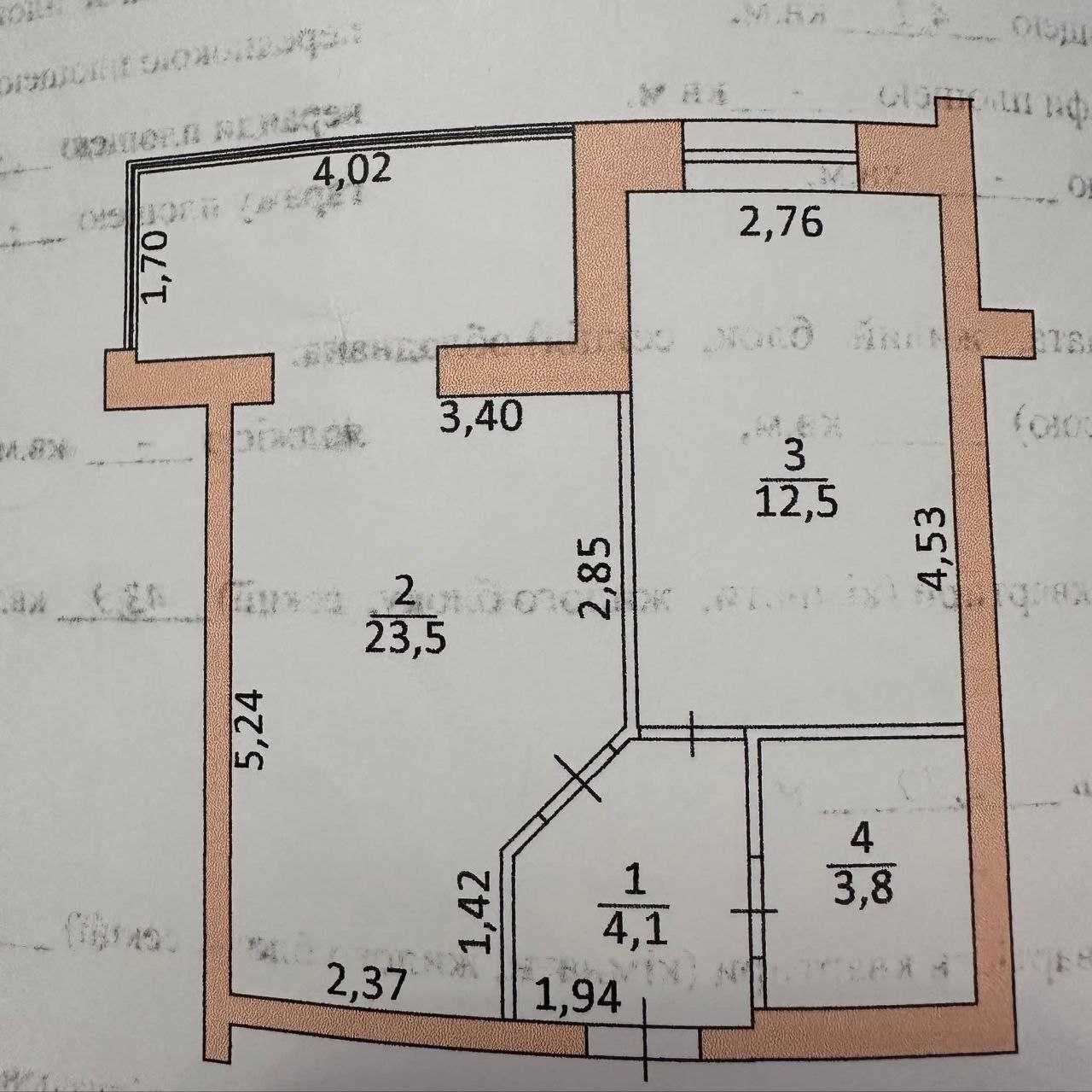 Продаж 1к.квартири мікрорайон Дружба