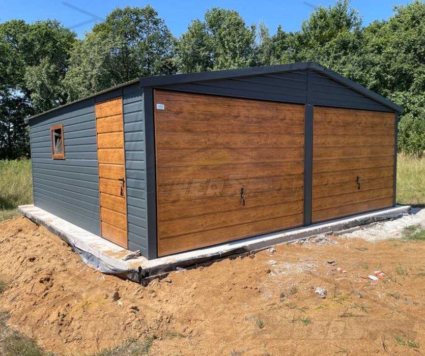 Garaż blaszany bez pozwolenia na budowę Profil zamknięty