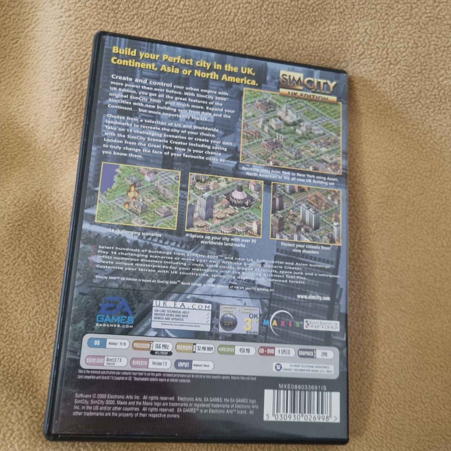 Sim City 3000 UK edition PC