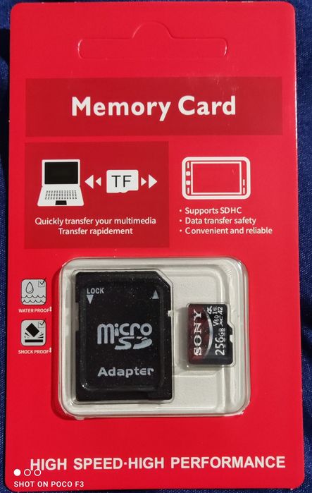 карта памяти SONY 256 Гб