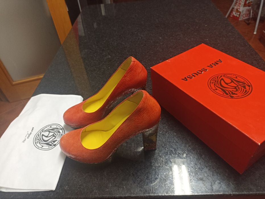 Sapatos Ana Sousa Salto Alto, tamanho 38 NOVOS