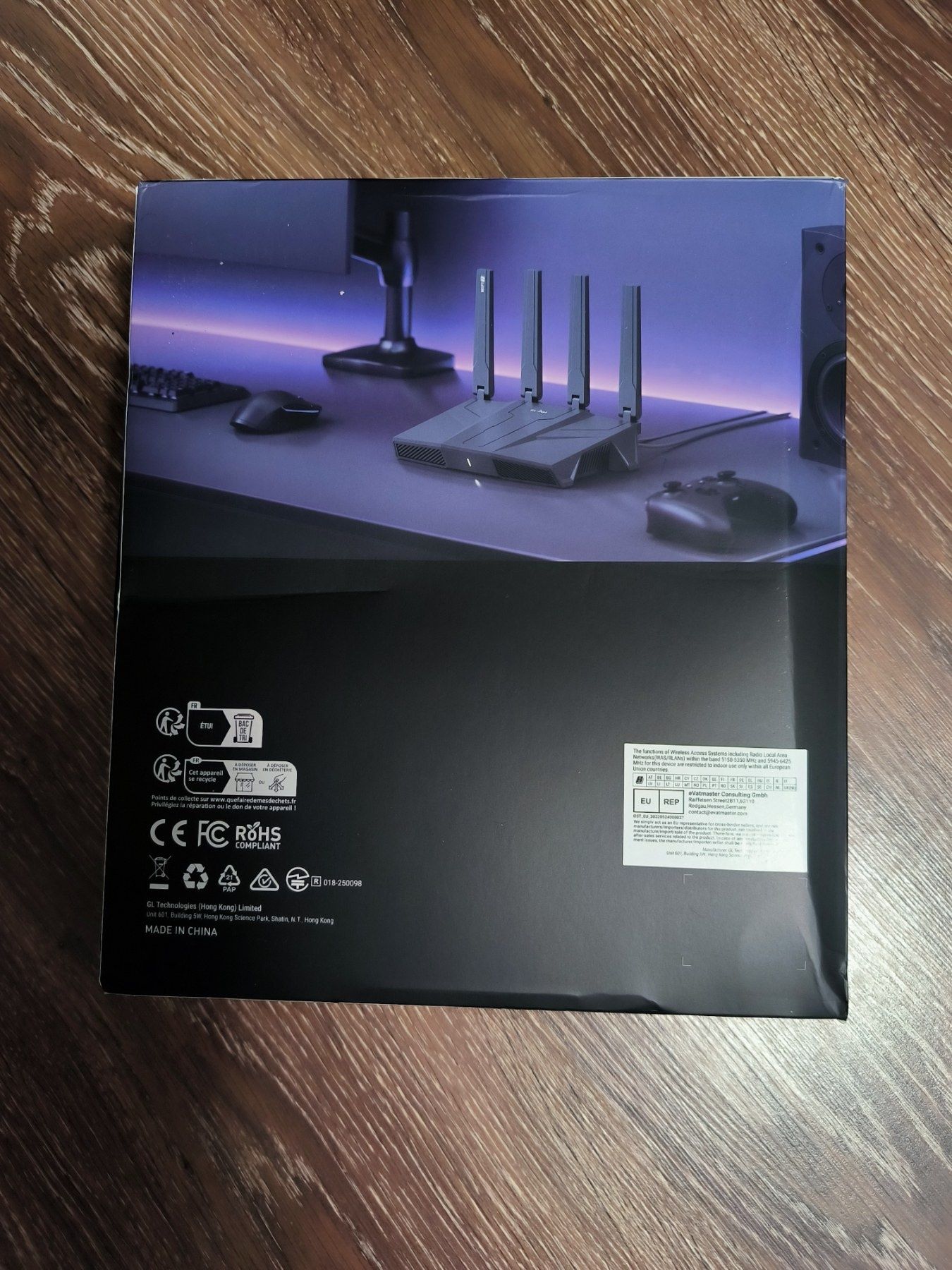 Роутер wi-fi 7 GL.iNet Flint 3 (GL-BE9300)