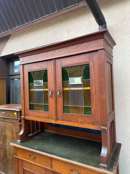 Stylowy kredens z Holandii Witryna + komoda DOWÓZ DO DOMU