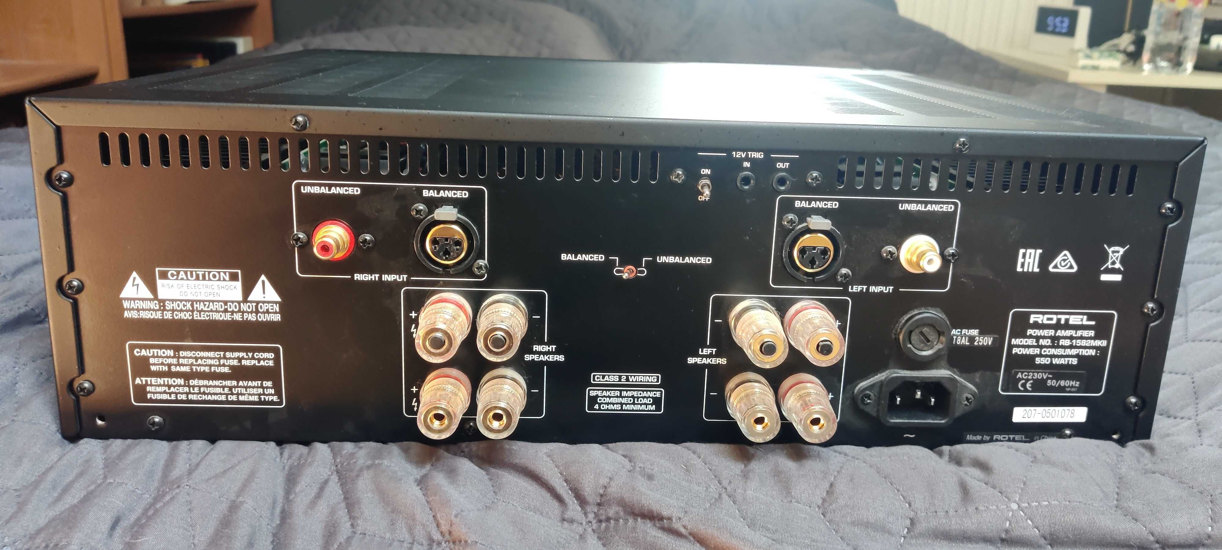 Rotel RB-1582 MKII 2x200/8ohm