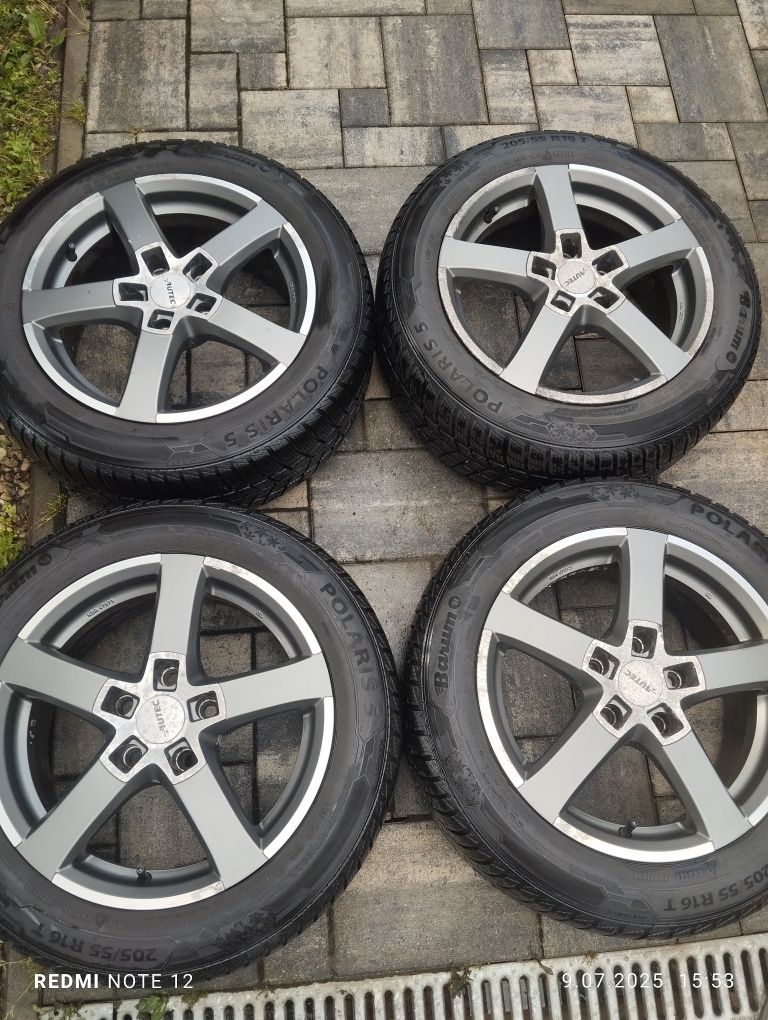 Alu felgi 5x114.3 Toyota Auris Renault Hyundai Kia 205/55/16