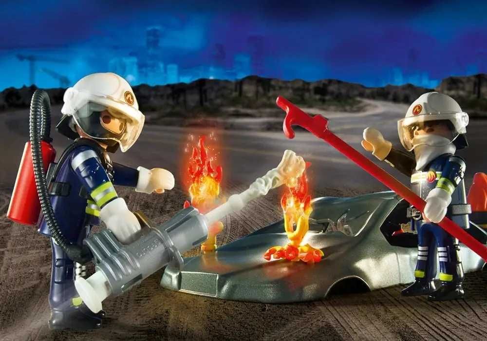 Klocki Playmobil Dla Dzieci 70907 – Ćwiczenia Straży Pożarnej