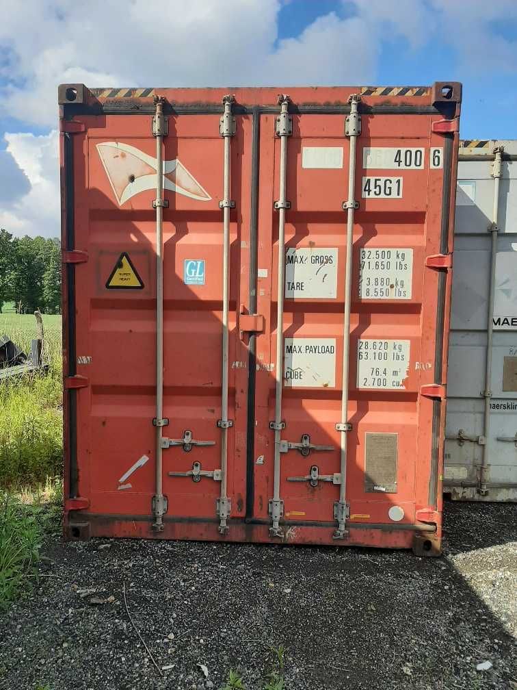 Kontener 40HC duży używany morski loco: Mikołów