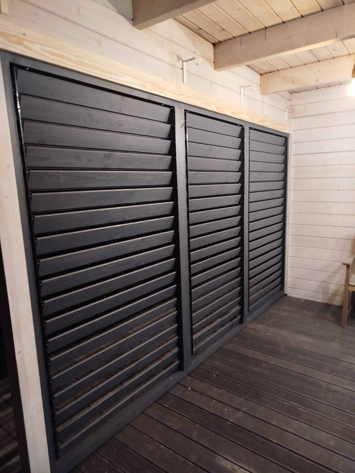 Żaluzje ogrodowe deski shutters ruchome deseczki