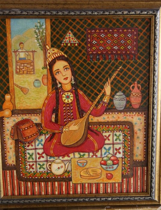 Картина Марал Хожагулаева (Ашхабад) Туркменская красавица 2008