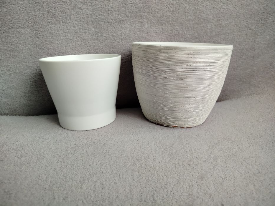 Doniczki ceramiczne 2 sztuki
