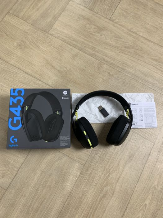Logitech g435 Lightspeed wireless наушники