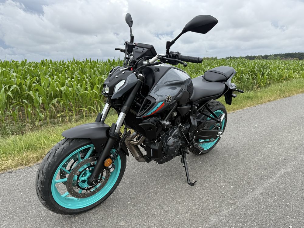 Rezerwacja Yamaha MT07 2024r Tablet A2 35kW Przebieg 270km Niemcy