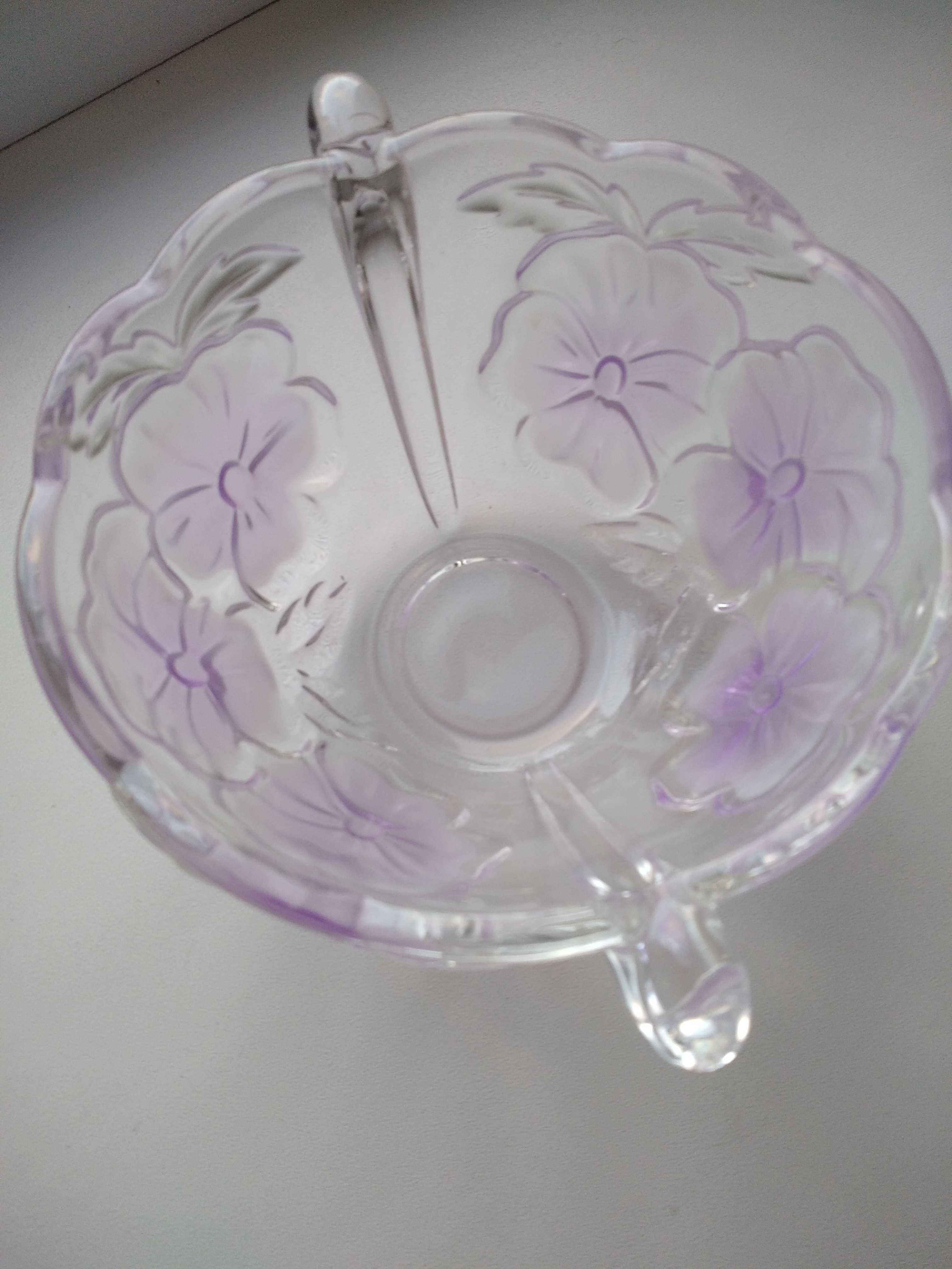 Конфетница Walther Glas, серия "Flower Fancies rose", Германия