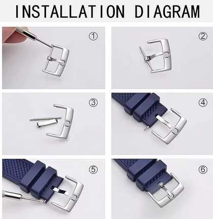 Klamra zapięcie do zegarka OMEGA 18 mm,20MM