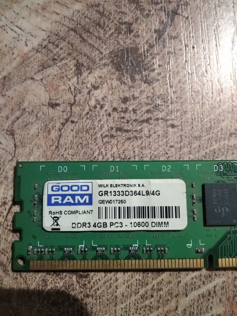 Pamięć RAM ddr3 4gb
