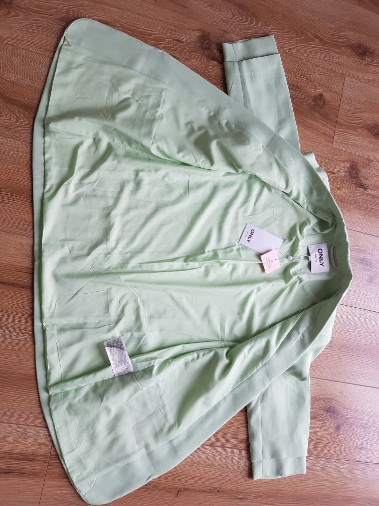L 40 Only onlella blazer żakiet damski marynarka pastelowy zielony