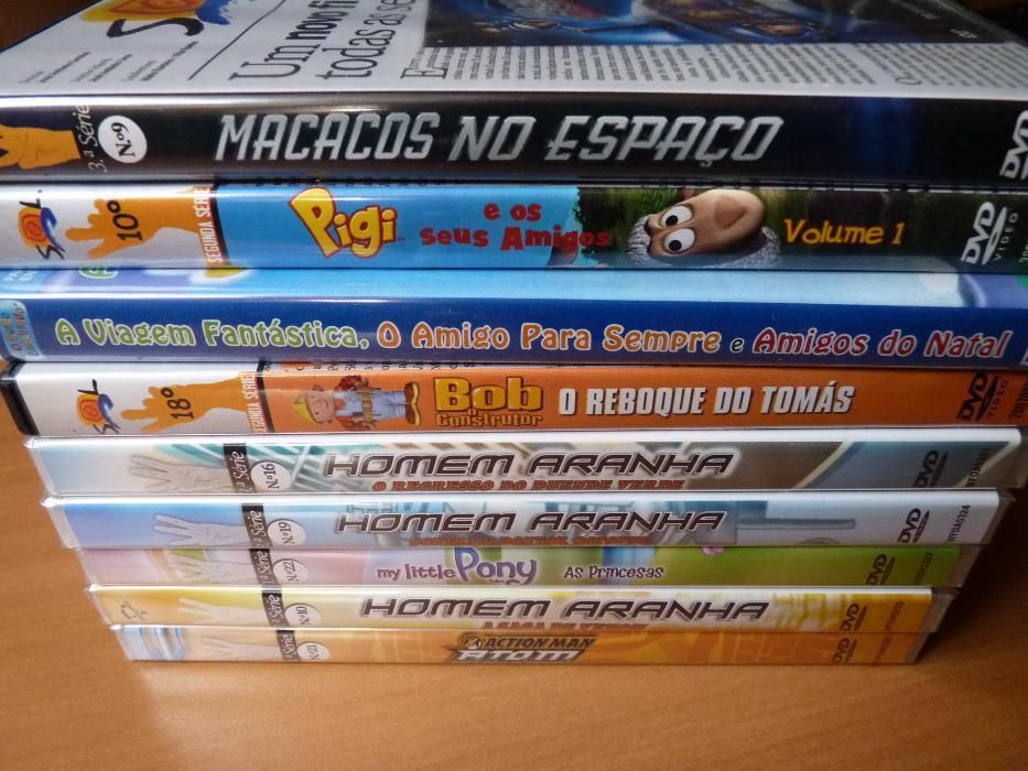 7 DVDs de Animação!