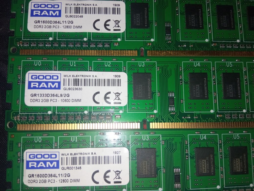 Оперативная память ОЗУ RAM 2GB DDR3  1333 1600 mHz 1.5V