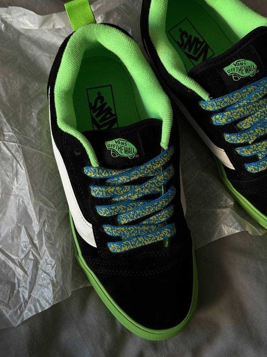 Кросівки Vans KNU Skool Pop Outsole Green premium