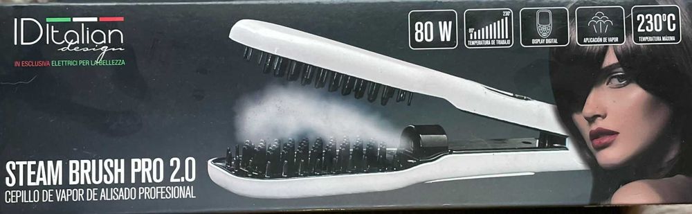 Alisador de cabelo com vapor da ID Italian design