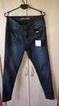 Czarne wycierane jeansy BonPrix NOWE  r. L/XL