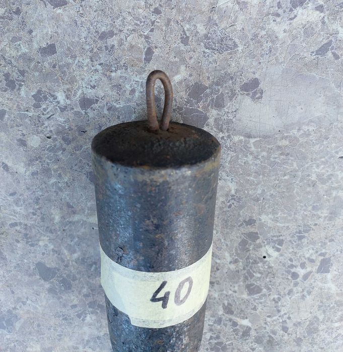 nr40 obciążnik waga starego zegara 1,7kg