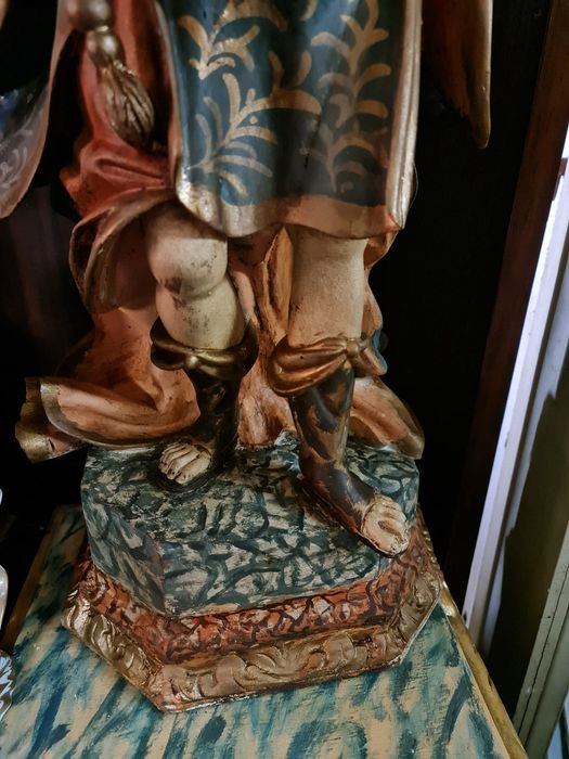 Par de Serafins Madeira Arte Sacra