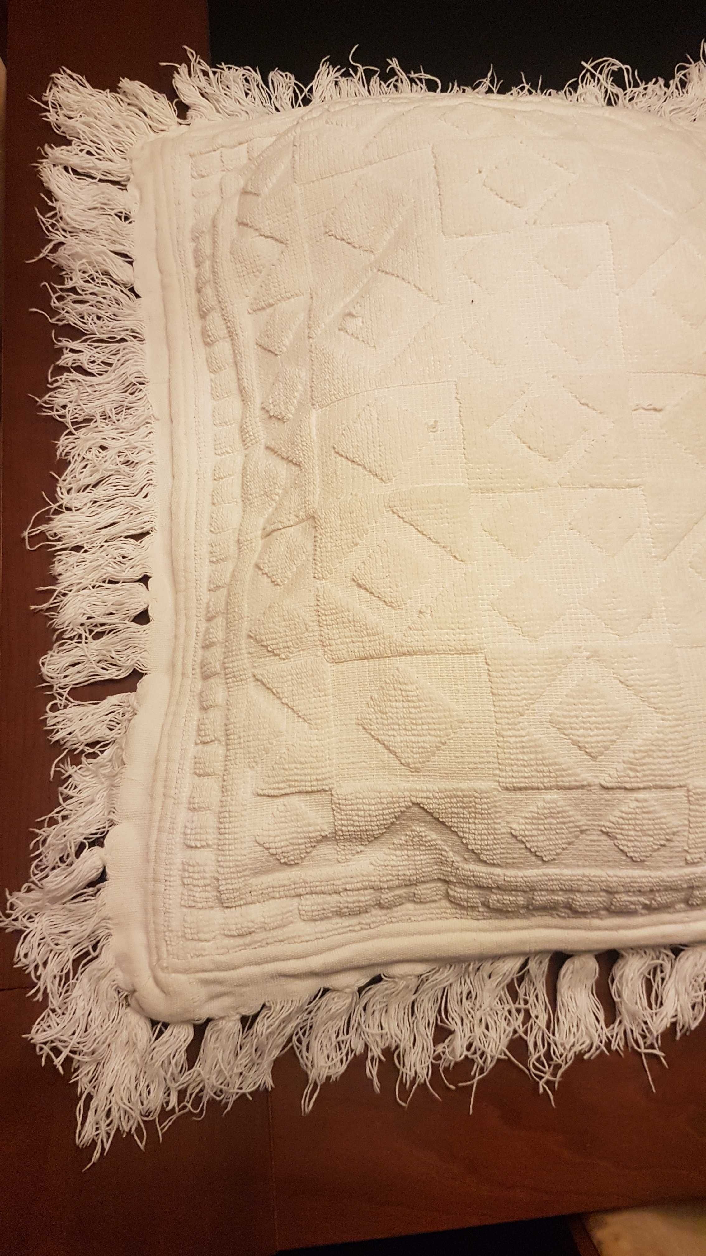 Colcha de Algodão Cama de Casal com Almofada