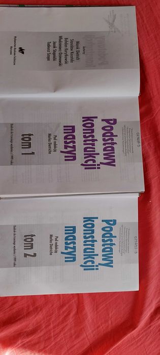 Dietrich Podstawy Konstrukcji Maszyn tom 1 i tom 2, WNT Dietrich