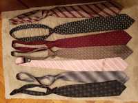 7 krawatów męskich komplet