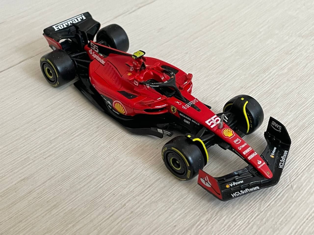 Моделі Bburago F1 Ferrari SF23 2023 (#16, #55)