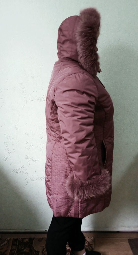 Женская зимняя куртка большого размера 58р.