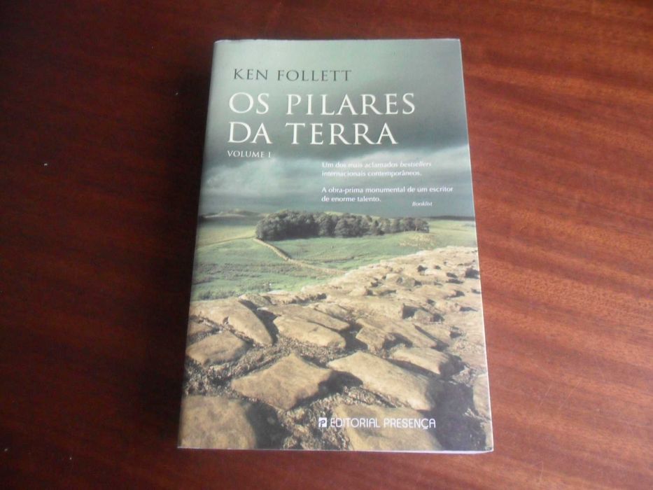 "Os Pilares da Terra" - Volume I de Ken Follett - 1ª Edição de 2007