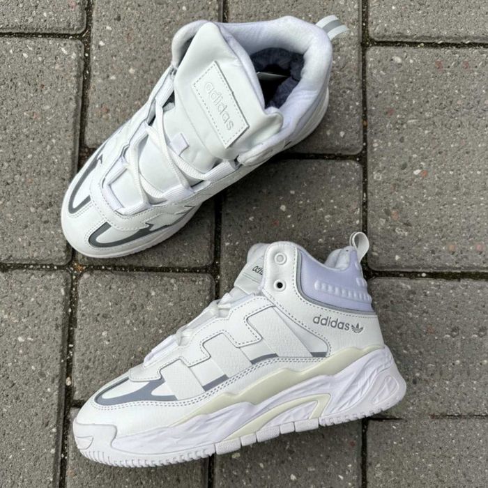 Adidas Niteball женские зимние кроссовки / ботинки с мехом Адидас