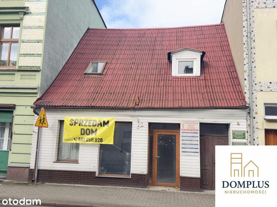 Centrum Wronek – nieruchomość pod działalność i na zamieszkanie z  ogr