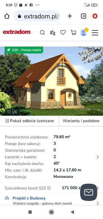 Projekt domu jednorodzinnego Tarot
