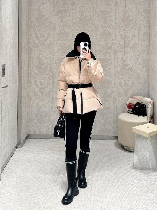 Куртка пуховик dior chanel brunello