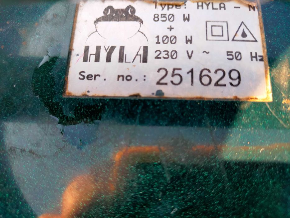 Aspirador hyla, recipiente com água