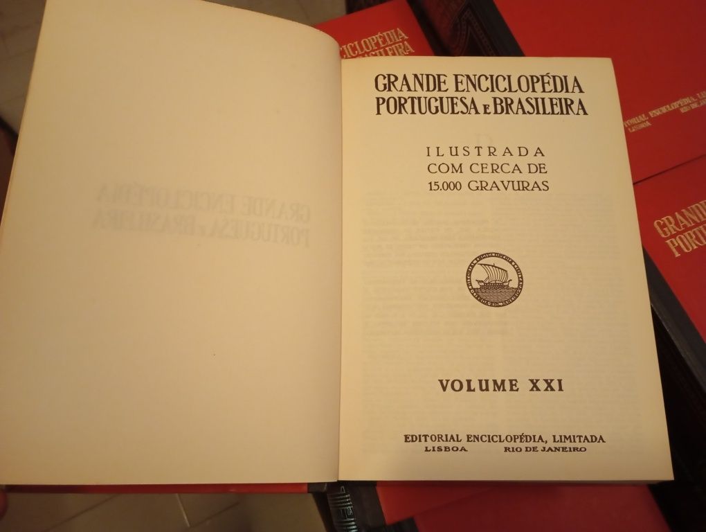 Grande Enciclopédia Portuguesa e Brasileira Completa (40 volumes)