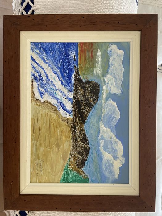 Quadro pintado a oleo Paredes