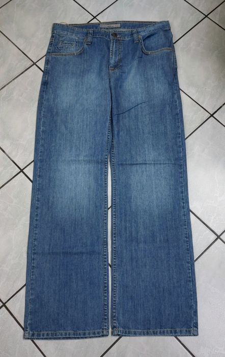 /Jeansy męskie baggy Crown szeroki krój