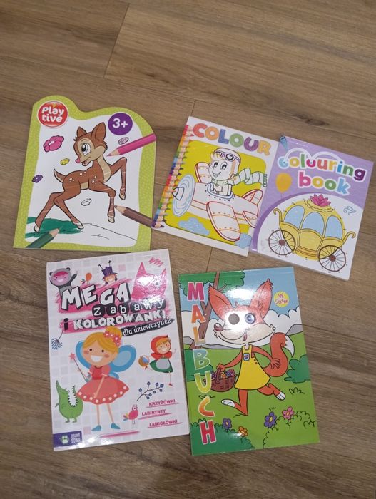 Kolorowanki dziecięce zestaw kolorowanek